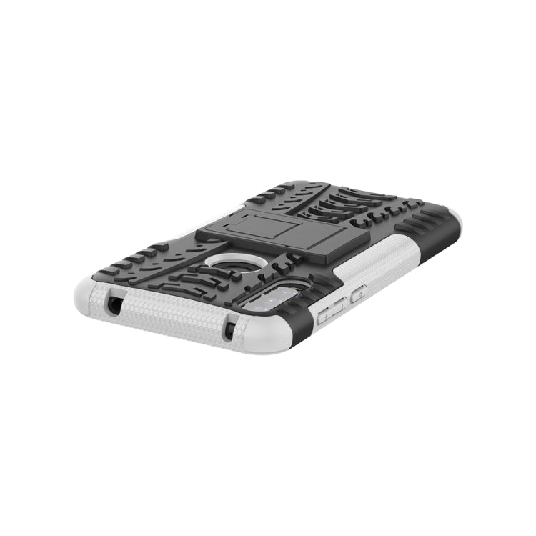 For Alcatel 3L (2020) Tire Texture Shockproof TPU + PC Protective Case with Holder