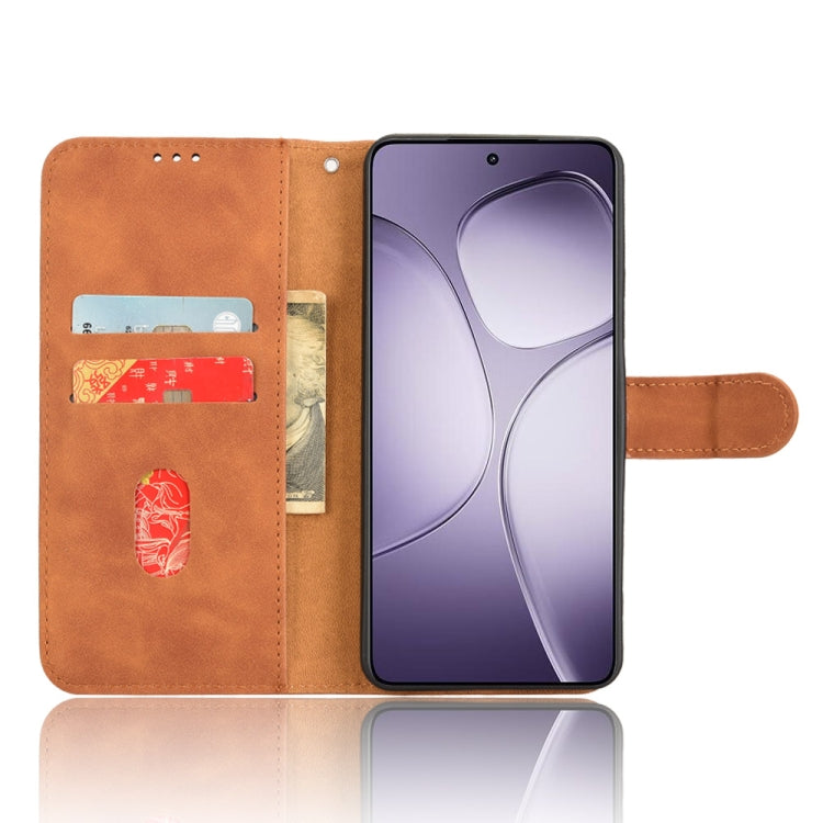 For Redmi K70 Ultra Skin Feel Magnetic Flip Leather Phone Case