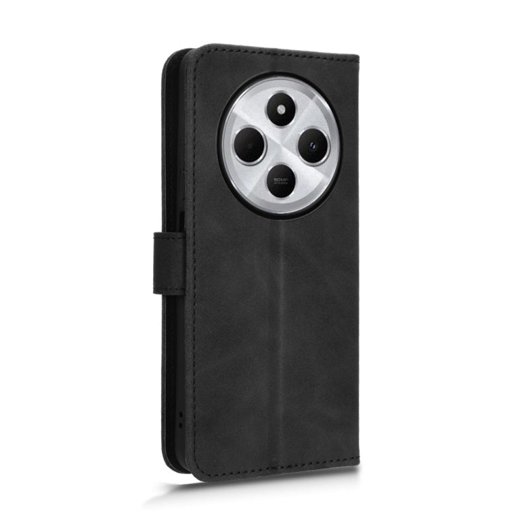 For Redmi 14C Skin Feel Magnetic Flip Leather Phone Case