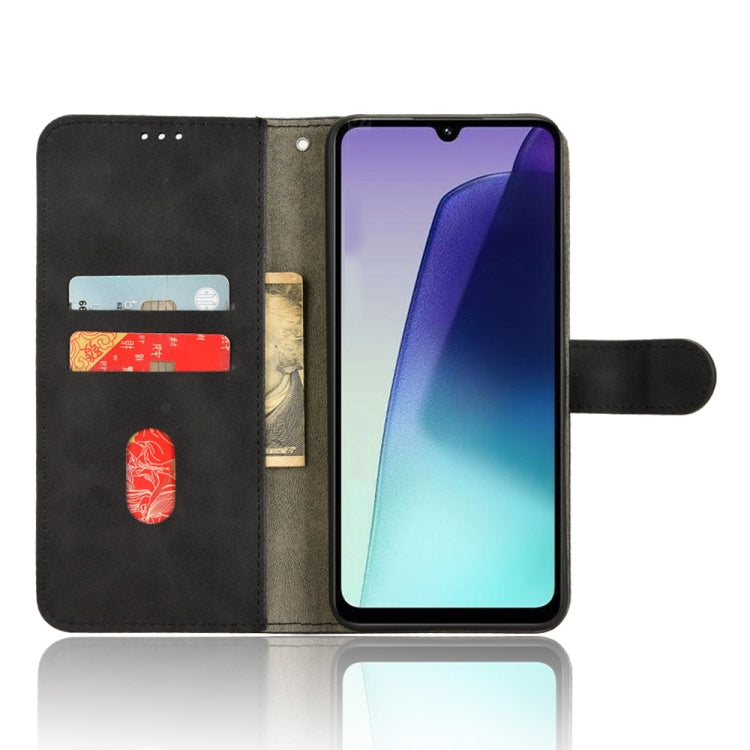 For Redmi 14C Skin Feel Magnetic Flip Leather Phone Case