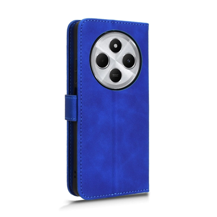 For Redmi 14C Skin Feel Magnetic Flip Leather Phone Case