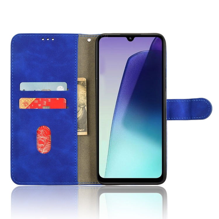 For Redmi 14C Skin Feel Magnetic Flip Leather Phone Case