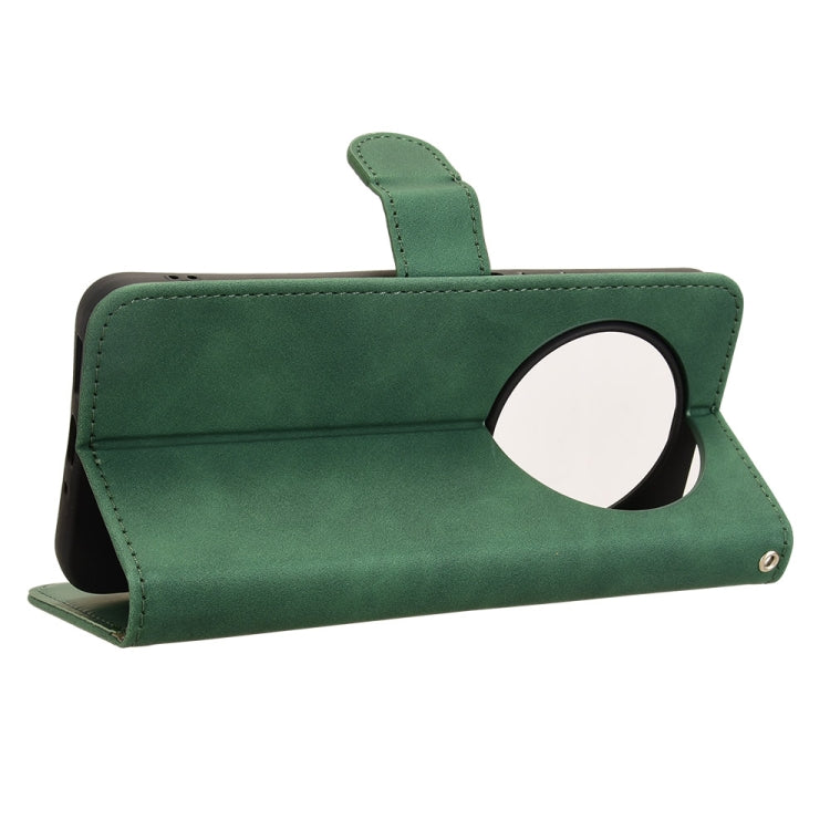 For Redmi 14C Skin Feel Magnetic Flip Leather Phone Case