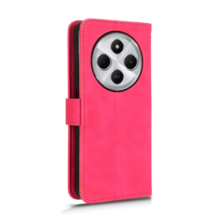 For Redmi 14C Skin Feel Magnetic Flip Leather Phone Case