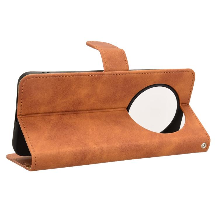 For Redmi 14C Skin Feel Magnetic Flip Leather Phone Case