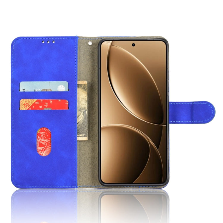 For Redmi K80 Pro Skin Feel Magnetic Flip Leather Phone Case