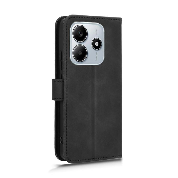 For Redmi Note 14 4G 164.84mm EU Version Skin Feel Magnetic Flip Leather Phone Case