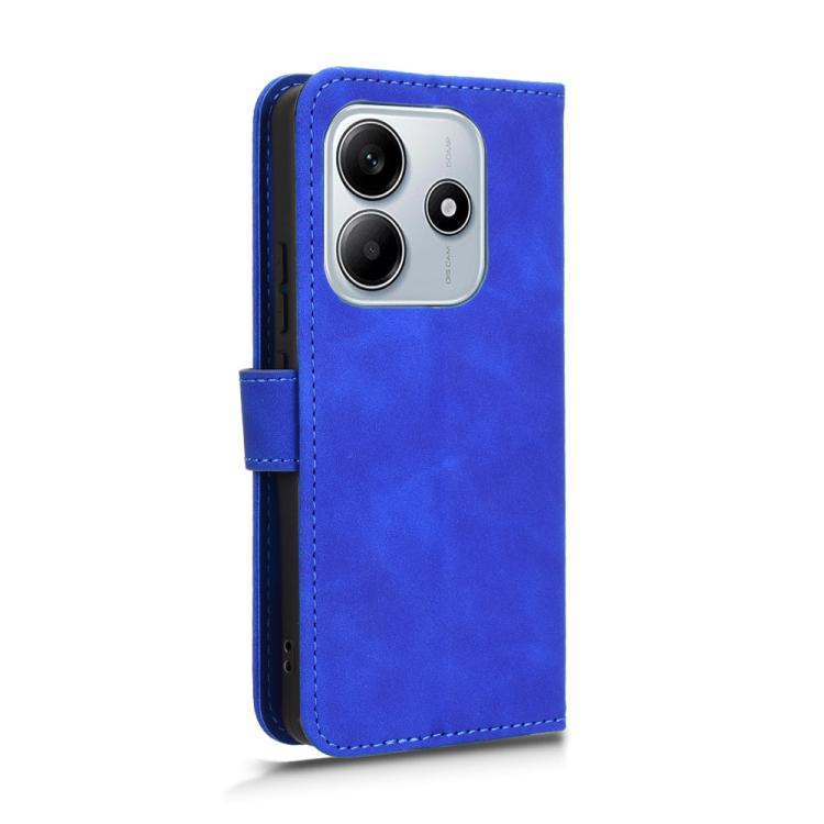 For Redmi Note 14 4G 164.84mm EU Version Skin Feel Magnetic Flip Leather Phone Case