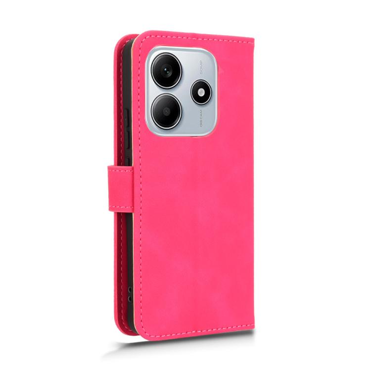 For Redmi Note 14 4G 164.84mm EU Version Skin Feel Magnetic Flip Leather Phone Case