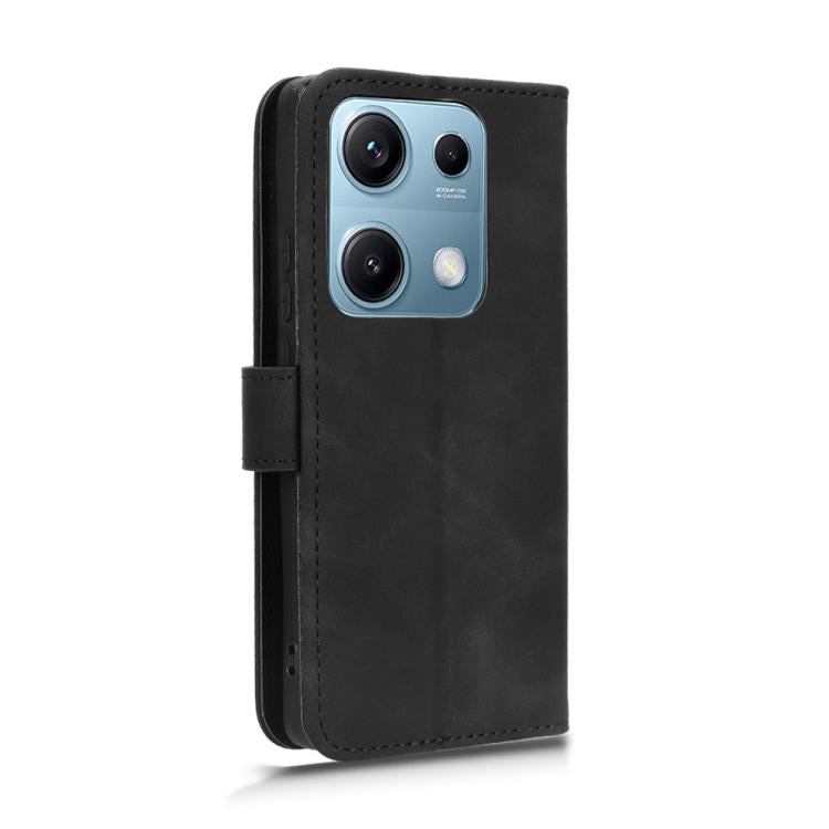 For Redmi Note 14S / Note 13 Pro 4G Skin Feel Magnetic Flip Leather Phone Case