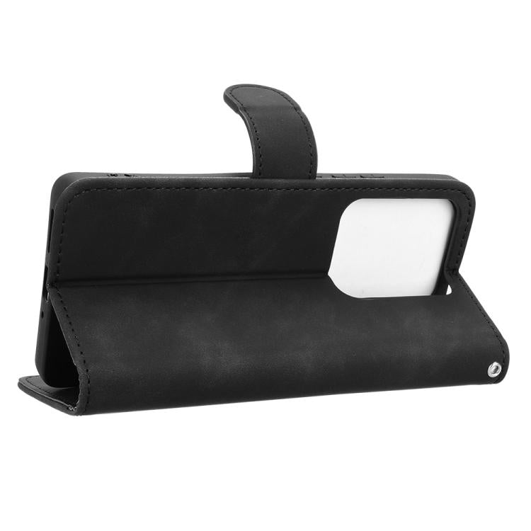 For Redmi Note 14S / Note 13 Pro 4G Skin Feel Magnetic Flip Leather Phone Case