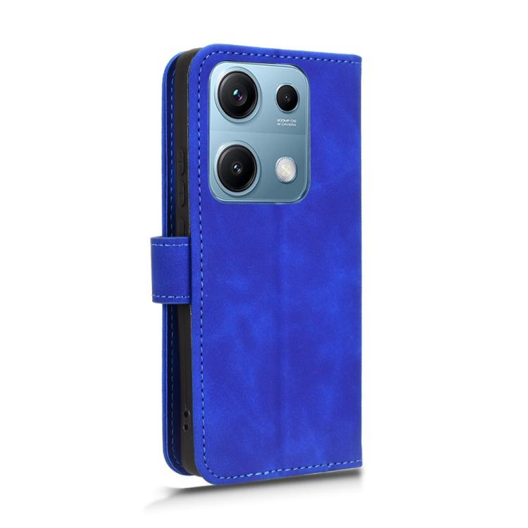 For Redmi Note 14S / Note 13 Pro 4G Skin Feel Magnetic Flip Leather Phone Case