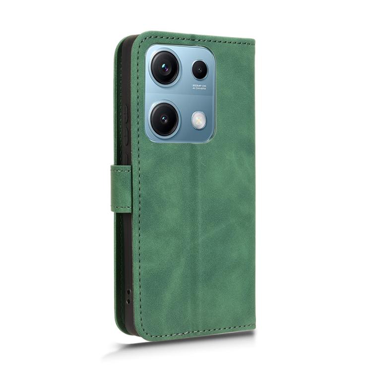 For Redmi Note 14S / Note 13 Pro 4G Skin Feel Magnetic Flip Leather Phone Case