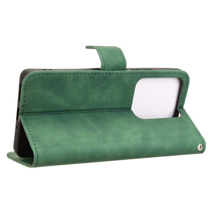For Redmi Note 14S / Note 13 Pro 4G Skin Feel Magnetic Flip Leather Phone Case