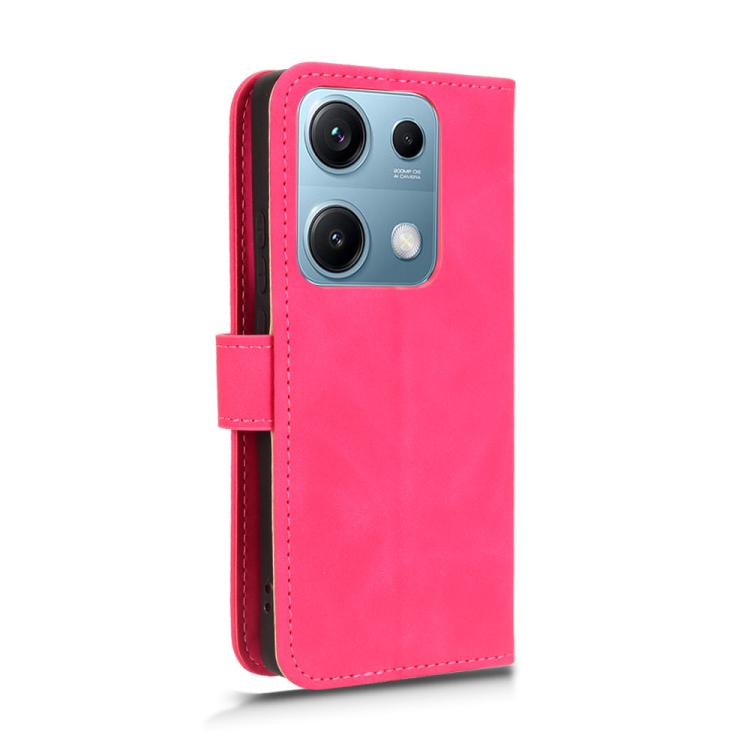 For Redmi Note 14S / Note 13 Pro 4G Skin Feel Magnetic Flip Leather Phone Case