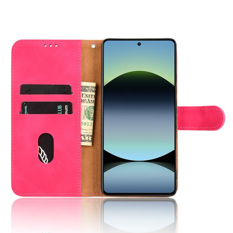For Redmi Note 14S / Note 13 Pro 4G Skin Feel Magnetic Flip Leather Phone Case