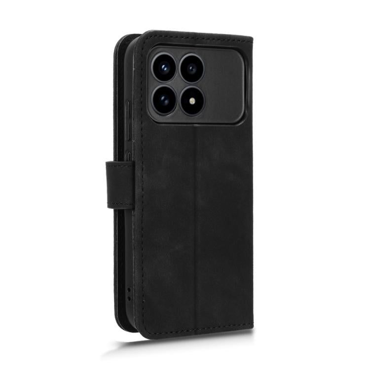 For Redmi K90 5G / Poco F8 Pro Skin Feel Magnetic Flip Leather Phone Case
