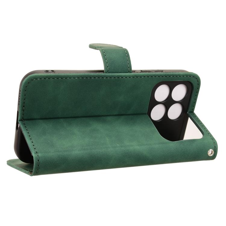 For Redmi K90 5G / Poco F8 Pro Skin Feel Magnetic Flip Leather Phone Case