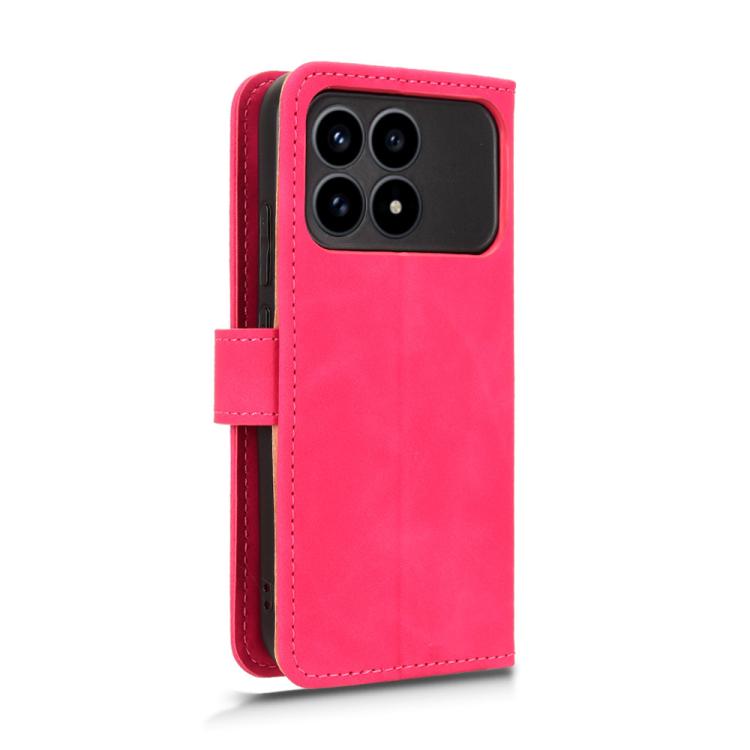 For Redmi K90 5G / Poco F8 Pro Skin Feel Magnetic Flip Leather Phone Case