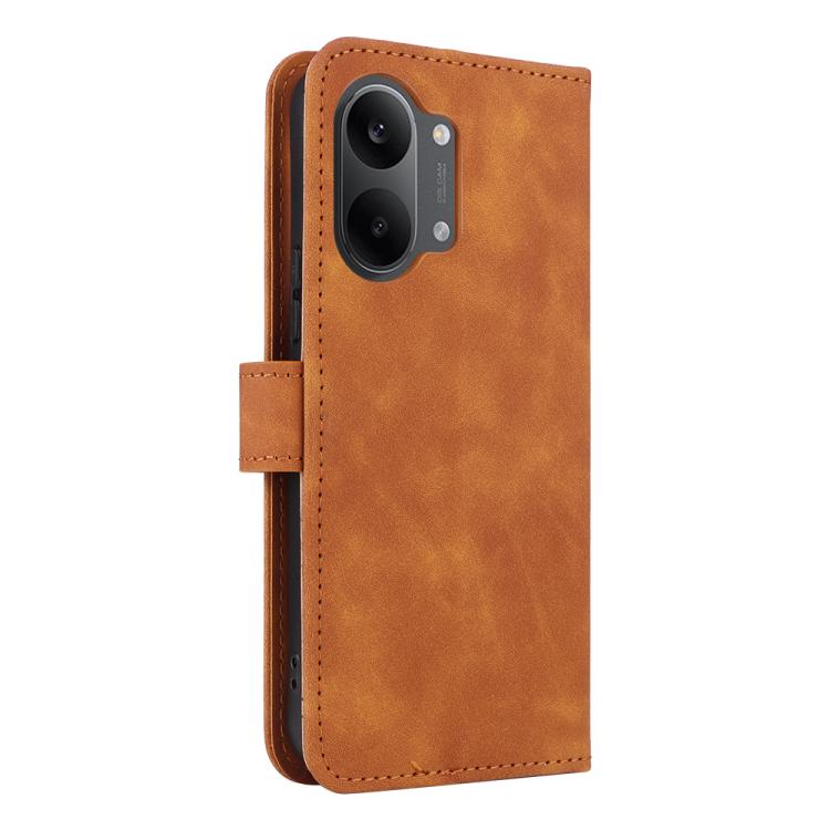 For Redmi Turbo 5 Max 5G / Poco X8 Pro Max 5G Skin Feel Magnetic Flip Leather Phone Case