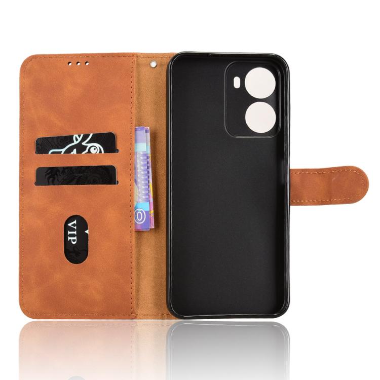 For Redmi 15a 5G Skin Feel Magnetic Flip Leather Phone Case