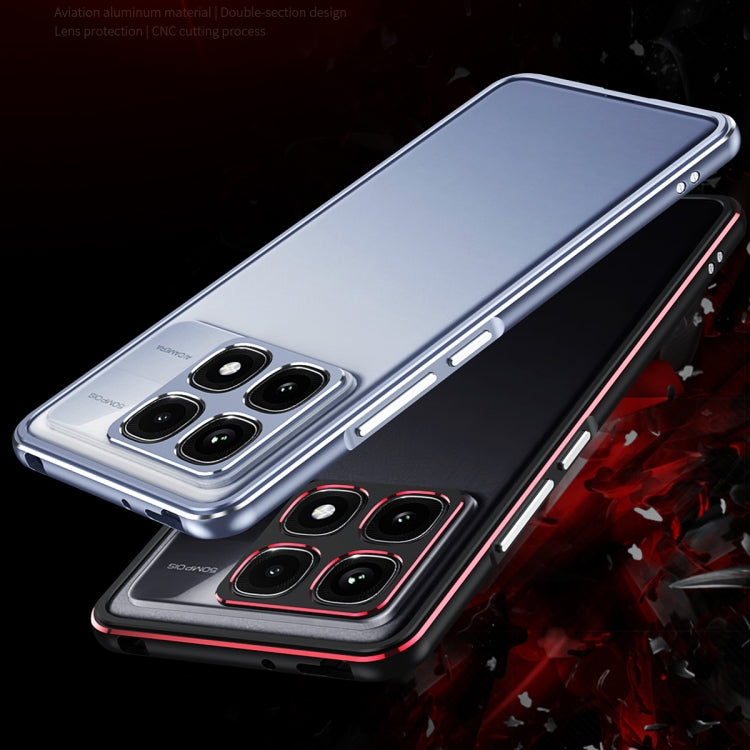For Xiaomi Redmi K70 Ultra Aurora Series Lens Protector + Metal Frame Phone Case