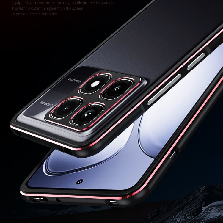 For Xiaomi Redmi K70 Ultra Aurora Series Lens Protector + Metal Frame Phone Case