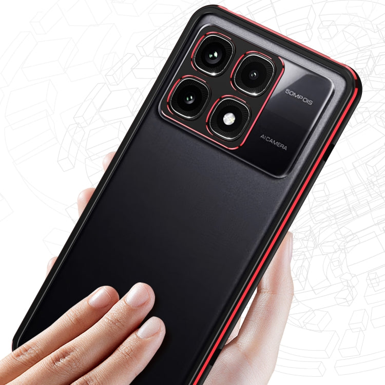 For Xiaomi Redmi K70 Ultra Aurora Series Lens Protector + Metal Frame Phone Case