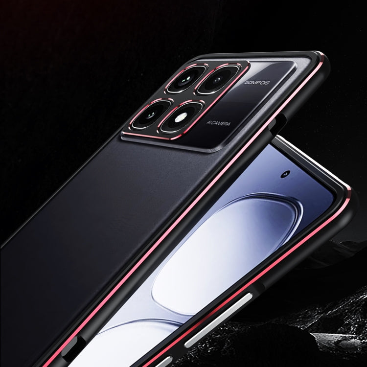For Xiaomi Redmi K70 Ultra Aurora Series Lens Protector + Metal Frame Phone Case