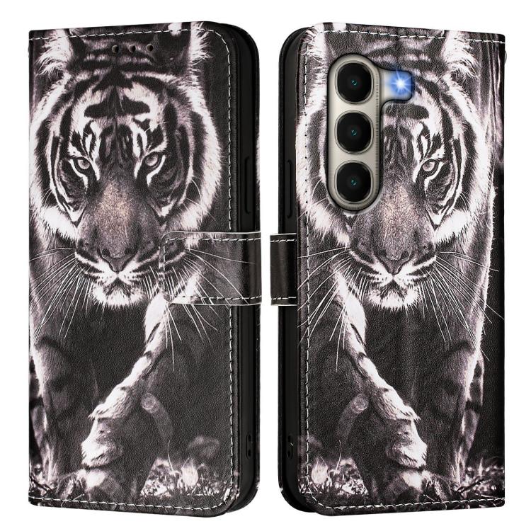For itel A95 5G Colored Drawing Pattern Plain Weave Leather Phone Case