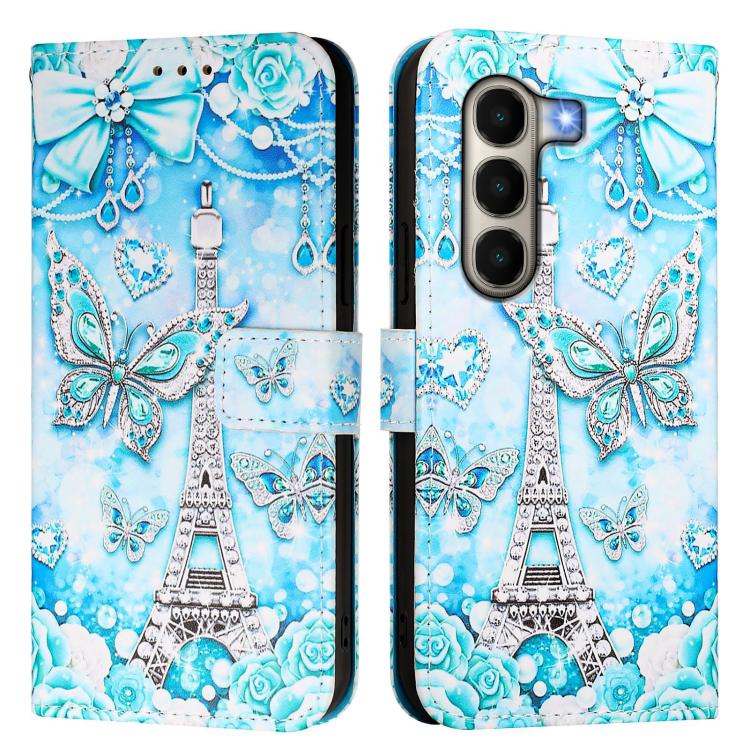 For itel A95 5G Colored Drawing Pattern Plain Weave Leather Phone Case