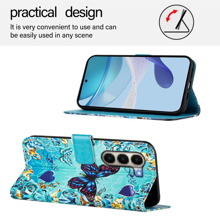 For itel A95 5G Colored Drawing Pattern Plain Weave Leather Phone Case