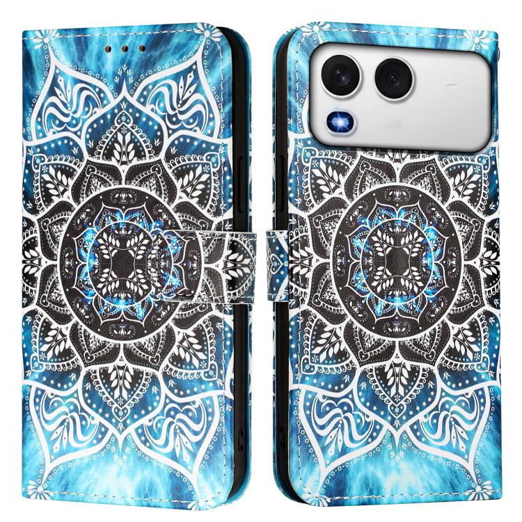 For itel A200 / A200+ 4G Colored Drawing Pattern Plain Weave Leather Phone Case