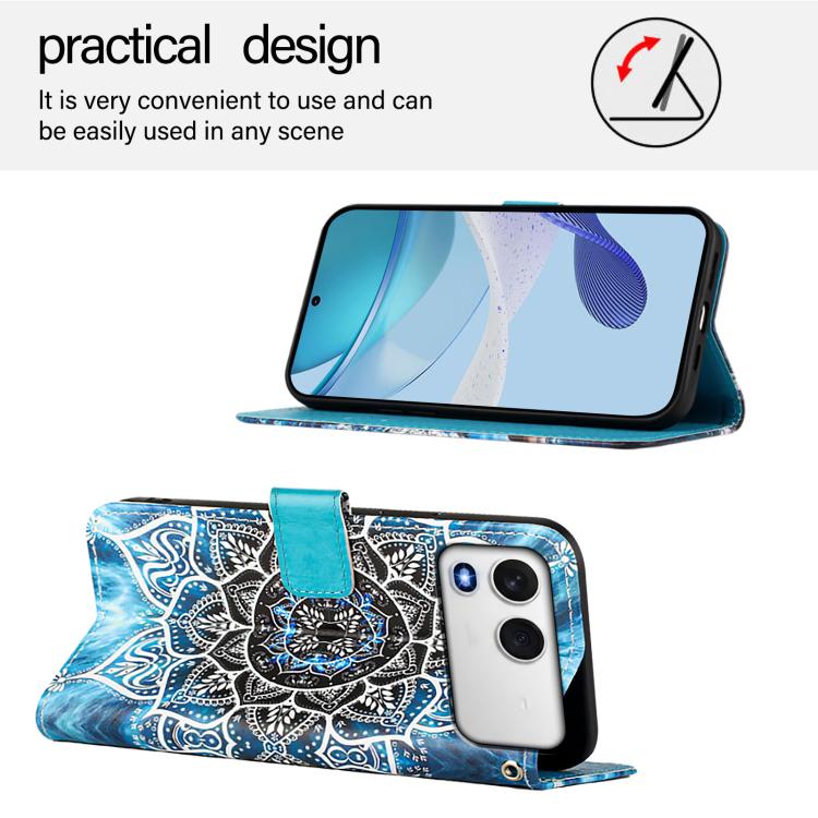 For itel A200 / A200+ 4G Colored Drawing Pattern Plain Weave Leather Phone Case