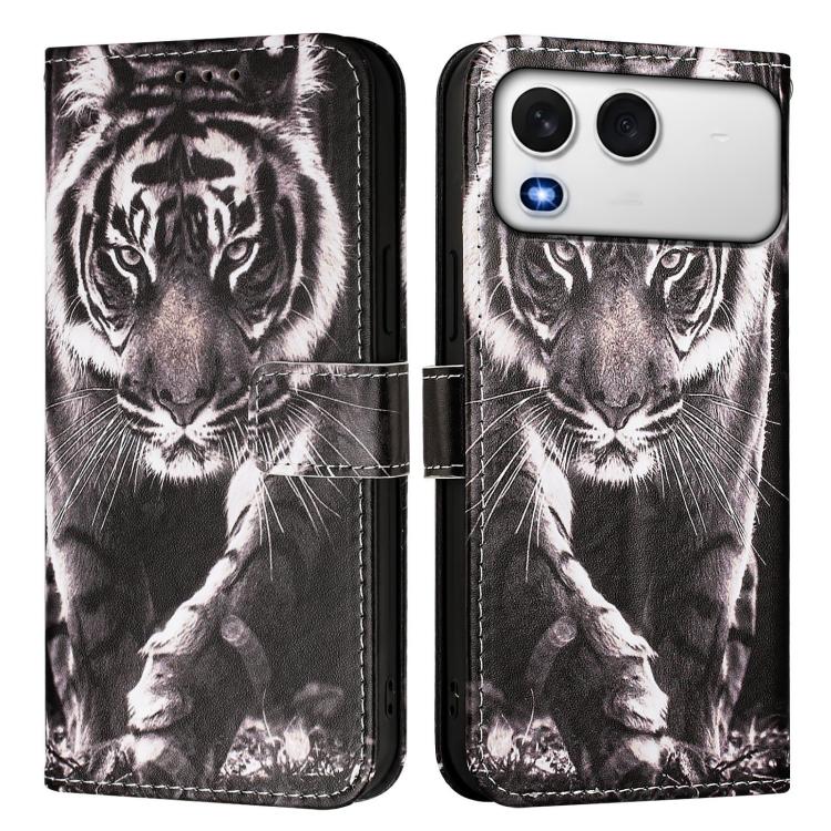 For itel A200 / A200+ 4G Colored Drawing Pattern Plain Weave Leather Phone Case