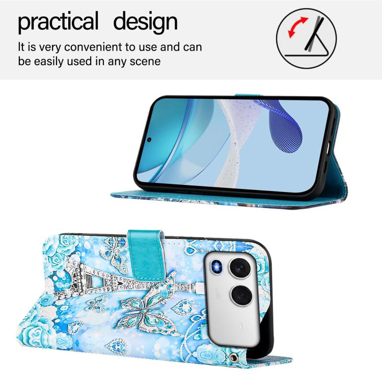 For itel A200 / A200+ 4G Colored Drawing Pattern Plain Weave Leather Phone Case