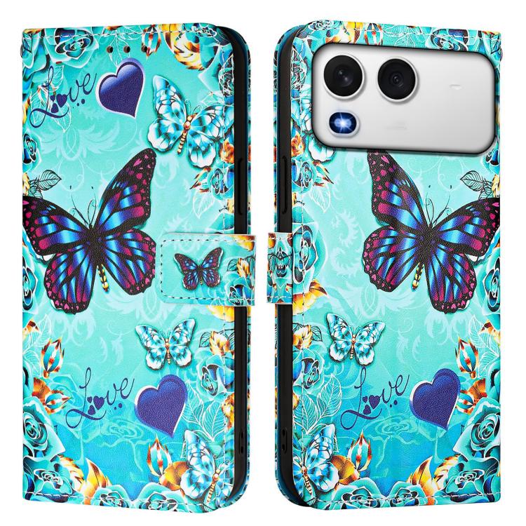 For itel A200 / A200+ 4G Colored Drawing Pattern Plain Weave Leather Phone Case
