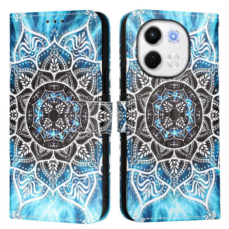For Tecno Spark 30 5G / Pova 6 Neo 5G Colored Drawing Pattern Plain Weave Leather Phone Case