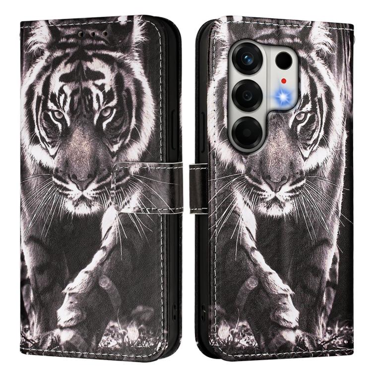 For Tecno Camon 50 4G Colored Drawing Pattern Plain Weave Leather Phone Case