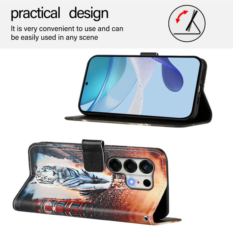 For Tecno Camon 50 4G Colored Drawing Pattern Plain Weave Leather Phone Case