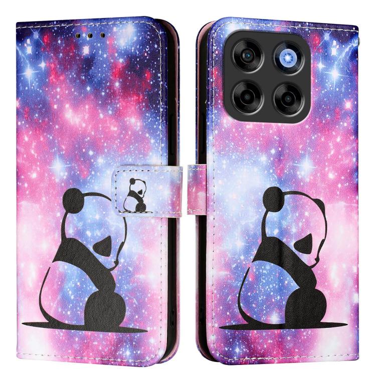 For ZTE Blade V70 Vita / nubia V70 Design Colored Drawing Pattern Plain Weave Leather Phone Case