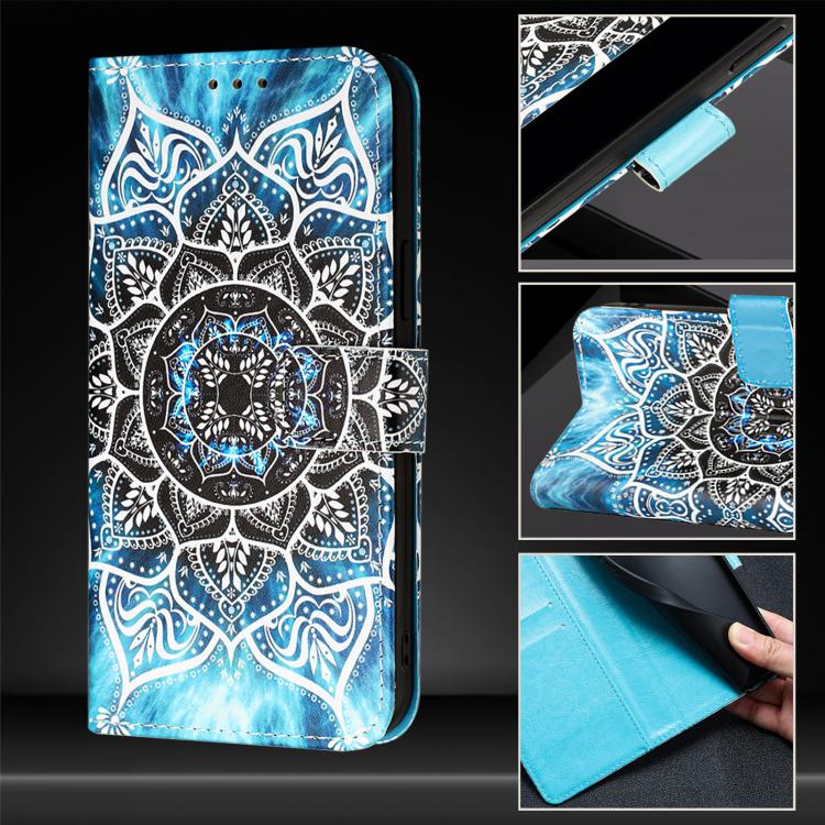 For ZTE nubia Z60 Ultra Colored Drawing Pattern Plain Weave Leather Phone Case
