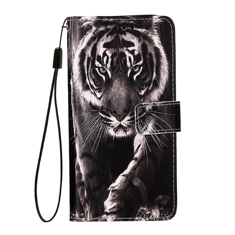 For ZTE nubia Z60 Ultra Colored Drawing Pattern Plain Weave Leather Phone Case