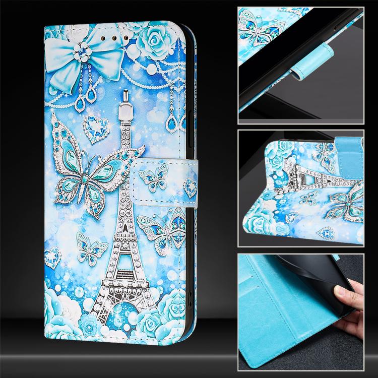For ZTE nubia Z60 Ultra Colored Drawing Pattern Plain Weave Leather Phone Case