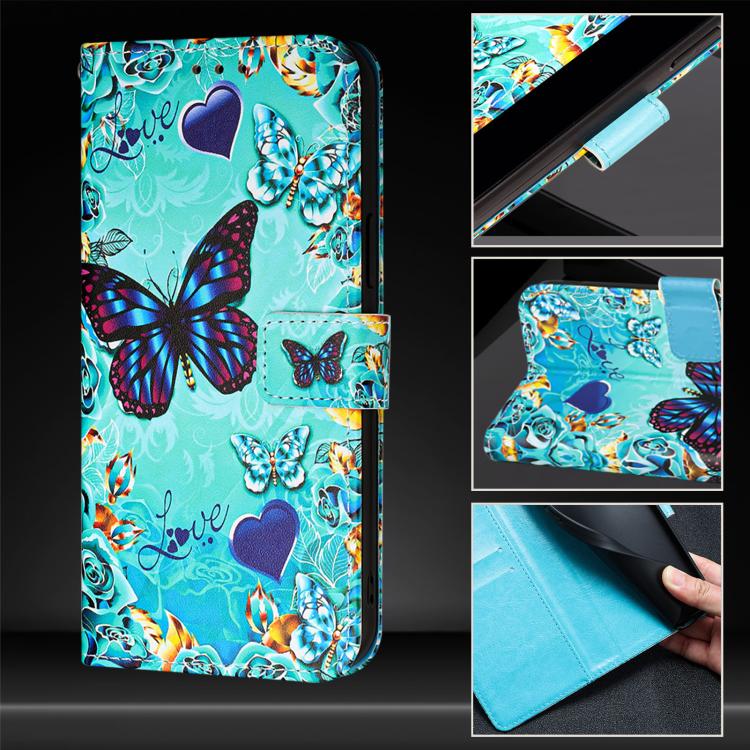 For ZTE nubia Z60 Ultra Colored Drawing Pattern Plain Weave Leather Phone Case