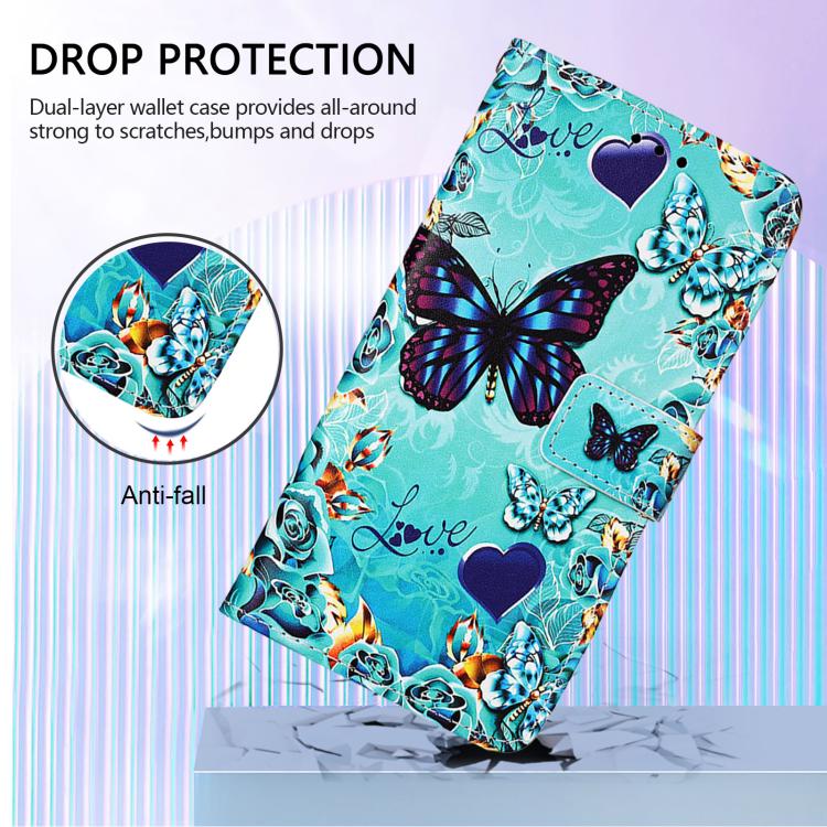 For ZTE nubia Z60 Ultra Colored Drawing Pattern Plain Weave Leather Phone Case
