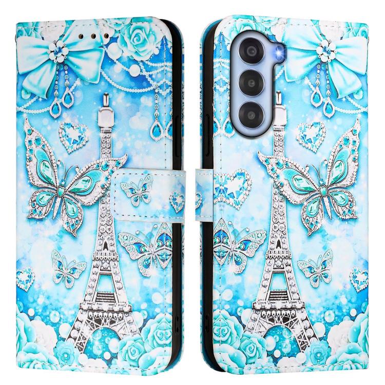 For ZTE nubia S 5G A403ZT Colored Drawing Pattern Plain Weave Leather Phone Case