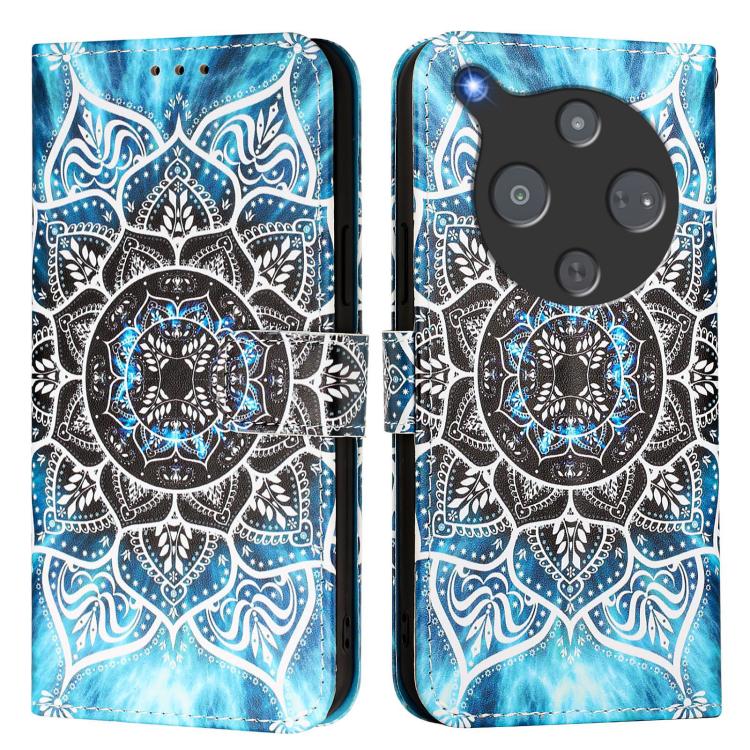 For ZTE nubia P9 Pro 5G / Optus X Pro 2 5G Colored Drawing Pattern Plain Weave Leather Phone Case