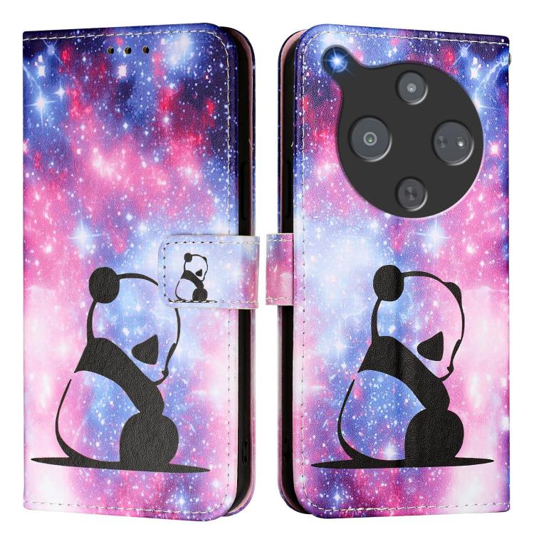 For ZTE nubia P9 Pro 5G / Optus X Pro 2 5G Colored Drawing Pattern Plain Weave Leather Phone Case