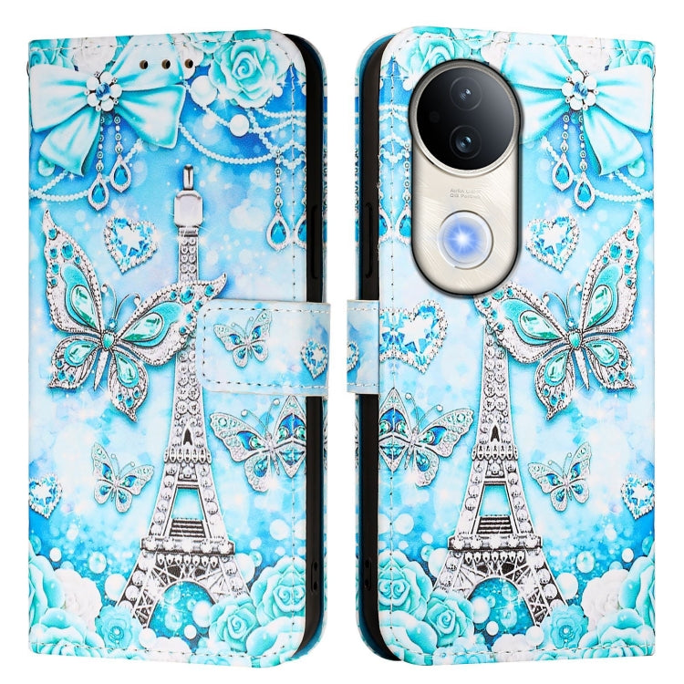 For vivo S20 Colored Drawing Pattern Plain Weave Leather Phone Case